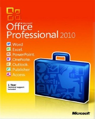 Microsoft Office 2010 VL Professional Plus x32 with Microsoft Office 2010 P ...